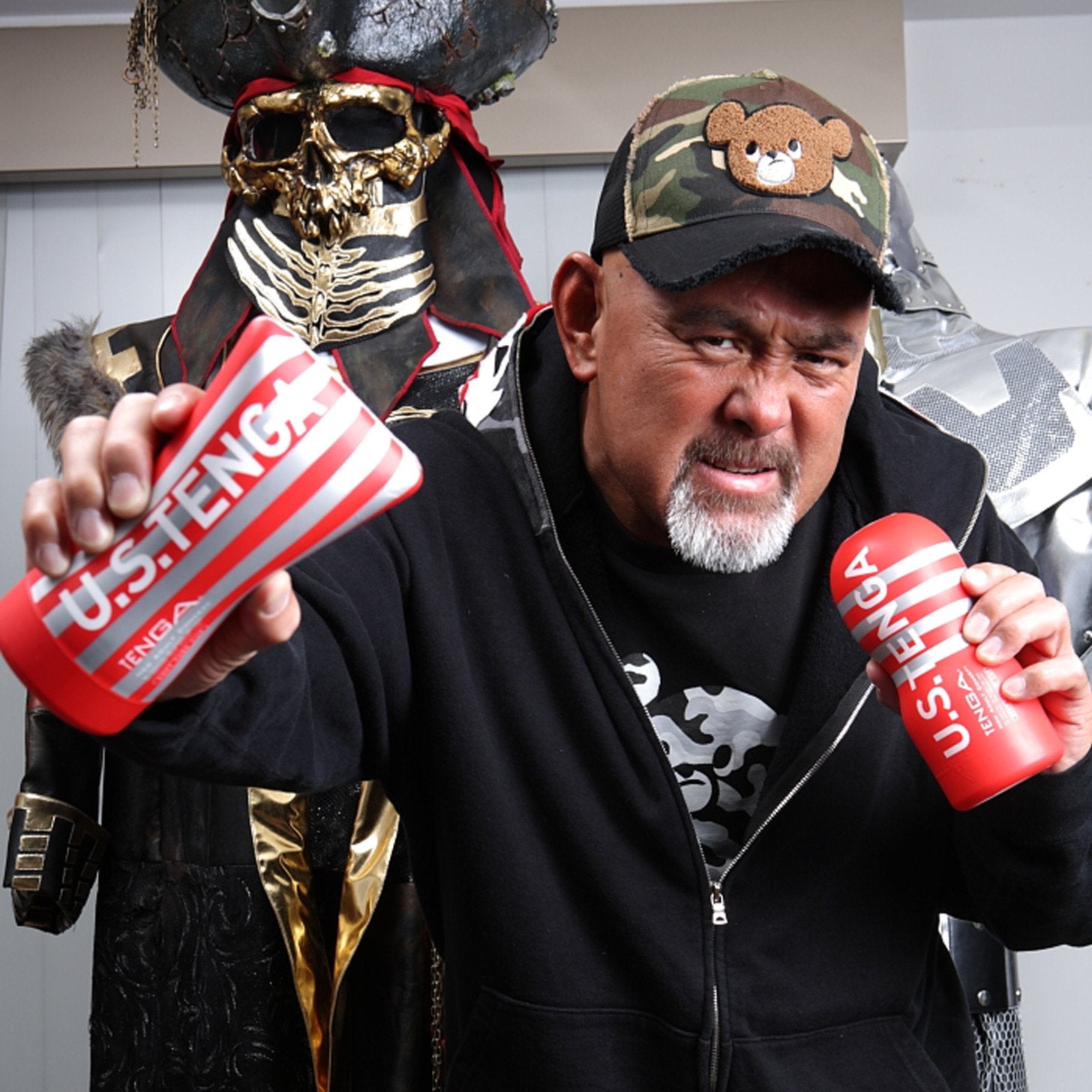 Keiji Mutoh of All Japan Pro Wrestling - more famously known in the west as WWE (then WWF)'s Great Muta! - UK TENGA STORE