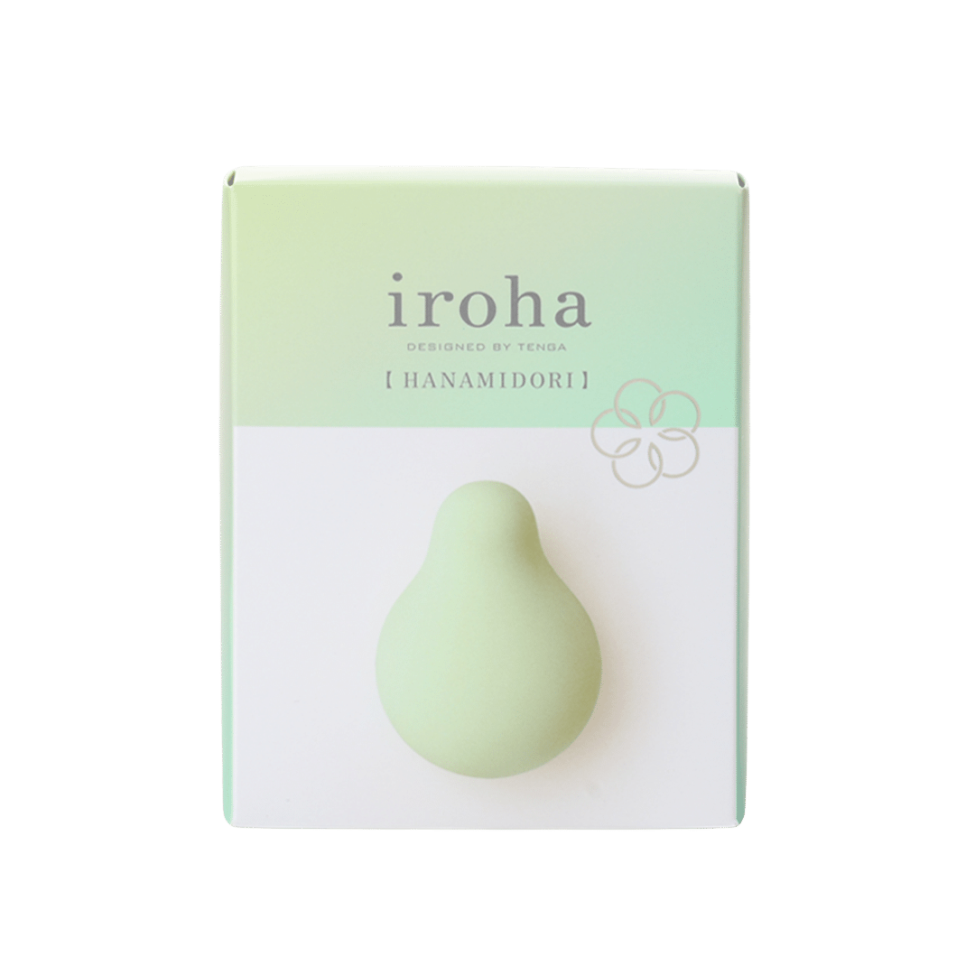 Iroha Midori, a sophisticated female personal pleasure device designed for ergonomic comfort and intimate enjoyment. With a soft pink hue and graceful curves, this product is available from the UK TENGA STORE and reflects an artful blend of form and function