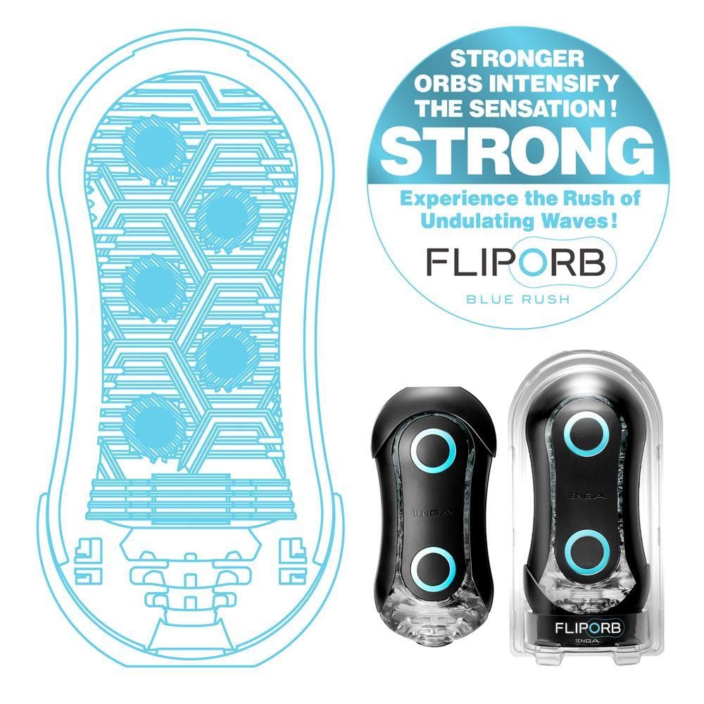 Flip Orb Strong | Blue Rush | TENGA FLIP HOLE - www.tenga.co.uk